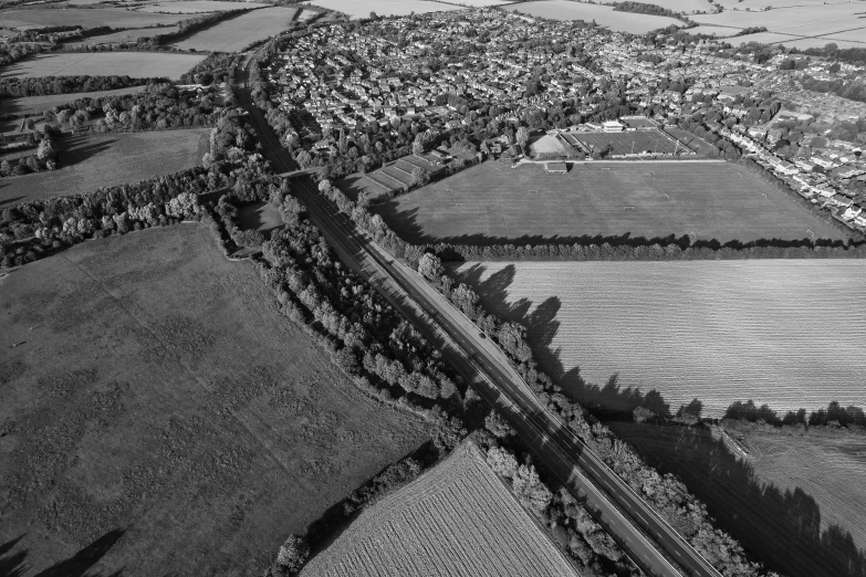 an aerial po taken from above of a landscape with trees