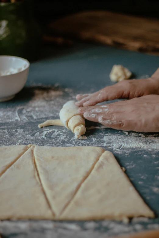 an image of some dough on a table