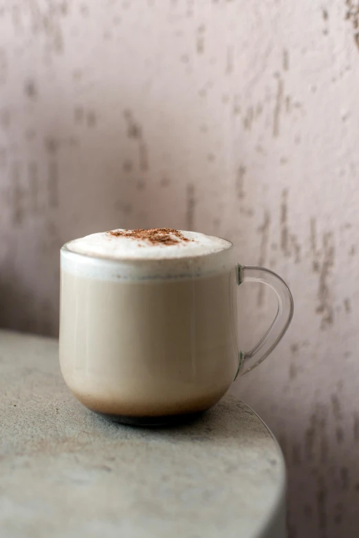 a close up s of a cappuccino