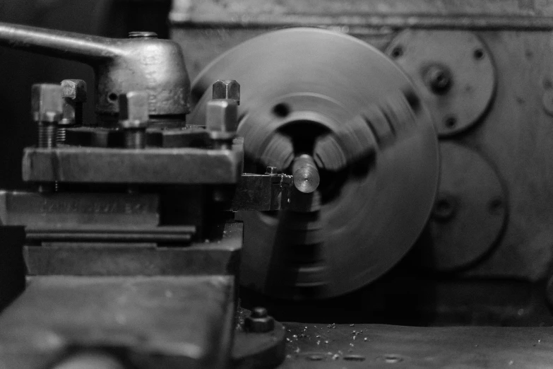 a machine on a table making some balls