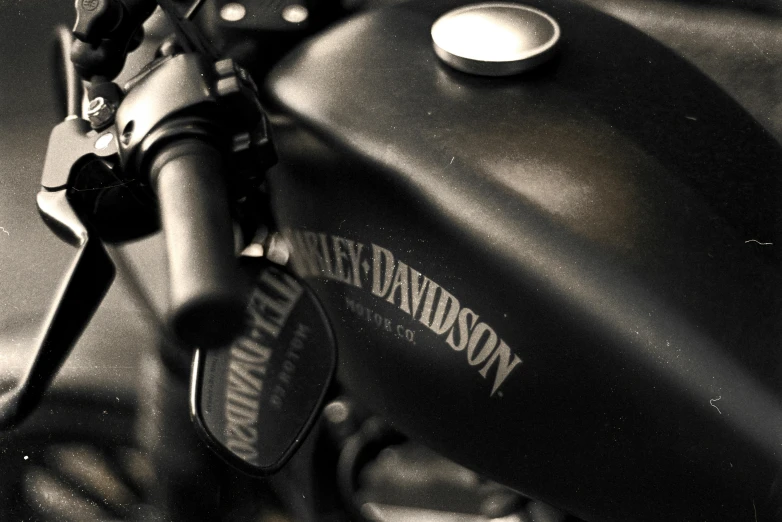 close up of a motorcycle and the handlebars