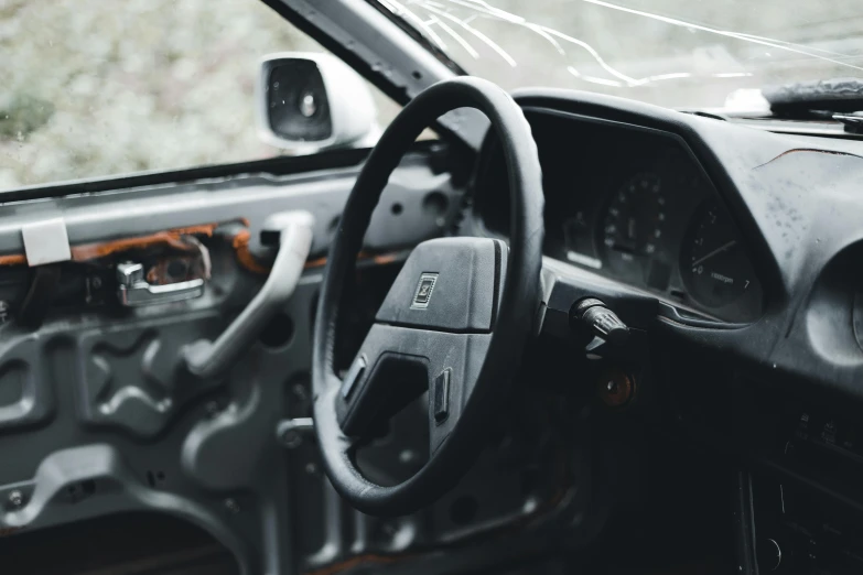 the dashboard of a vehicle with the dash light on