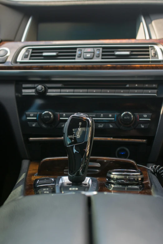 view from the center console of a vehicle