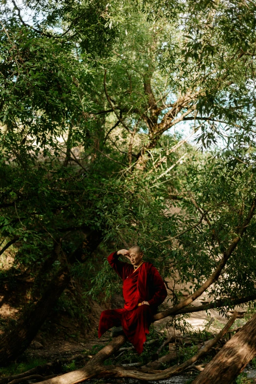 a person that is walking in the water