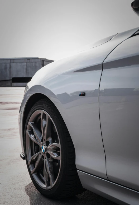 close - up of a parked car on the ground