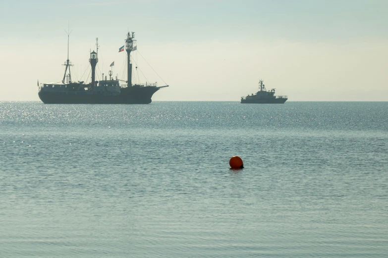 a large body of water with boats in it