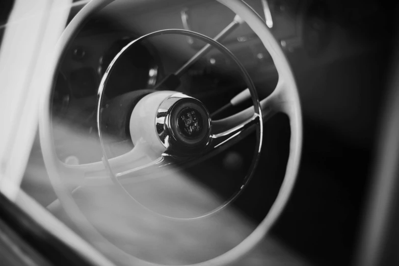 the view from inside of an old car window