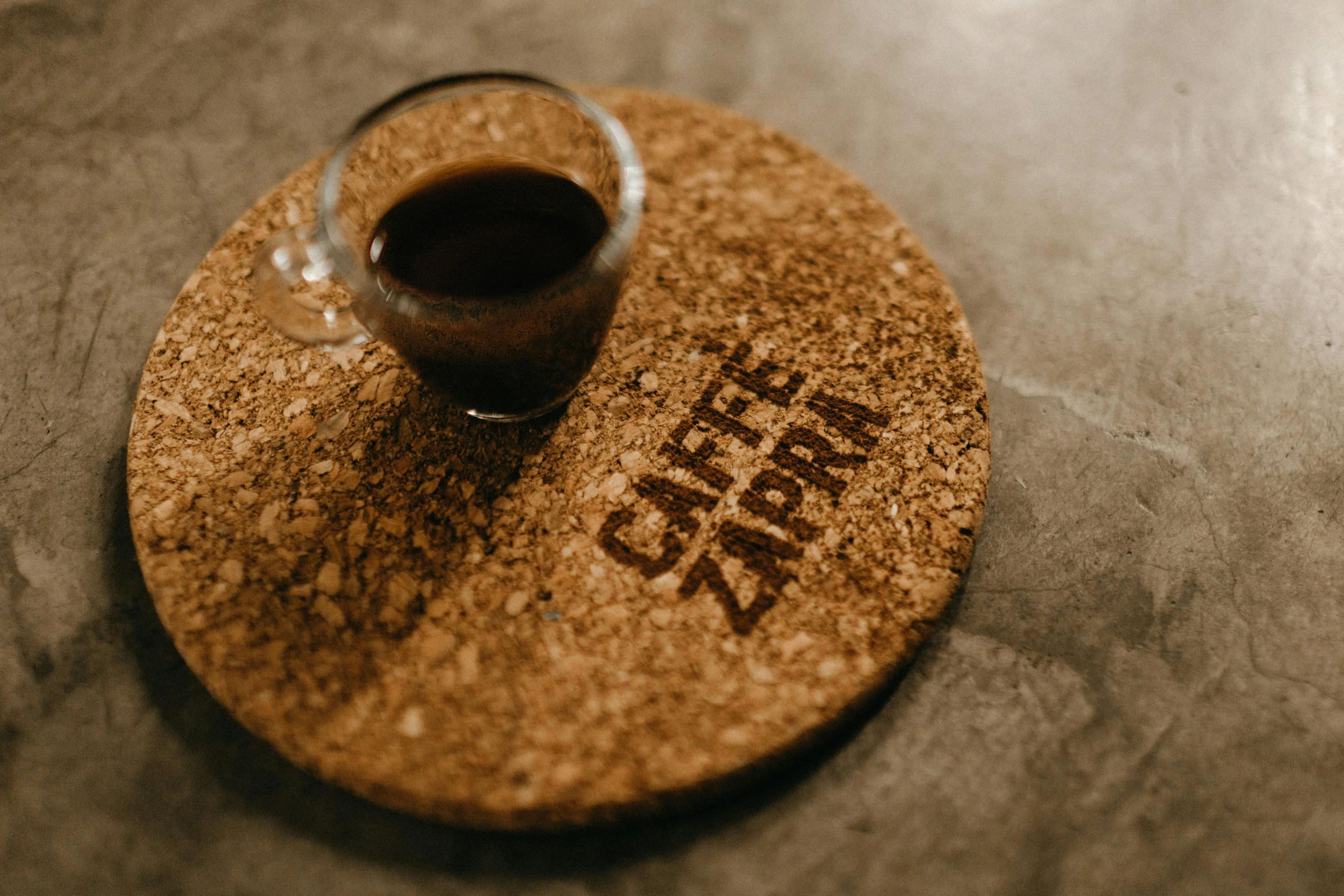 a close up of a cup of coffee