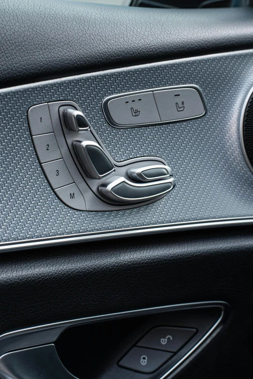 an automatic gear sticker installed to the center console of a car