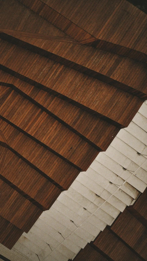 a bird perched on top of roof that has been tiled