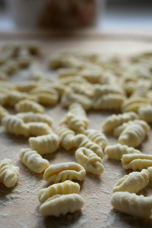 a closeup s of some food being made