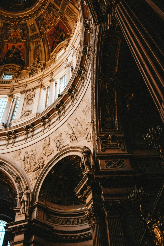 a large ornately decorated cathedral with arched doors