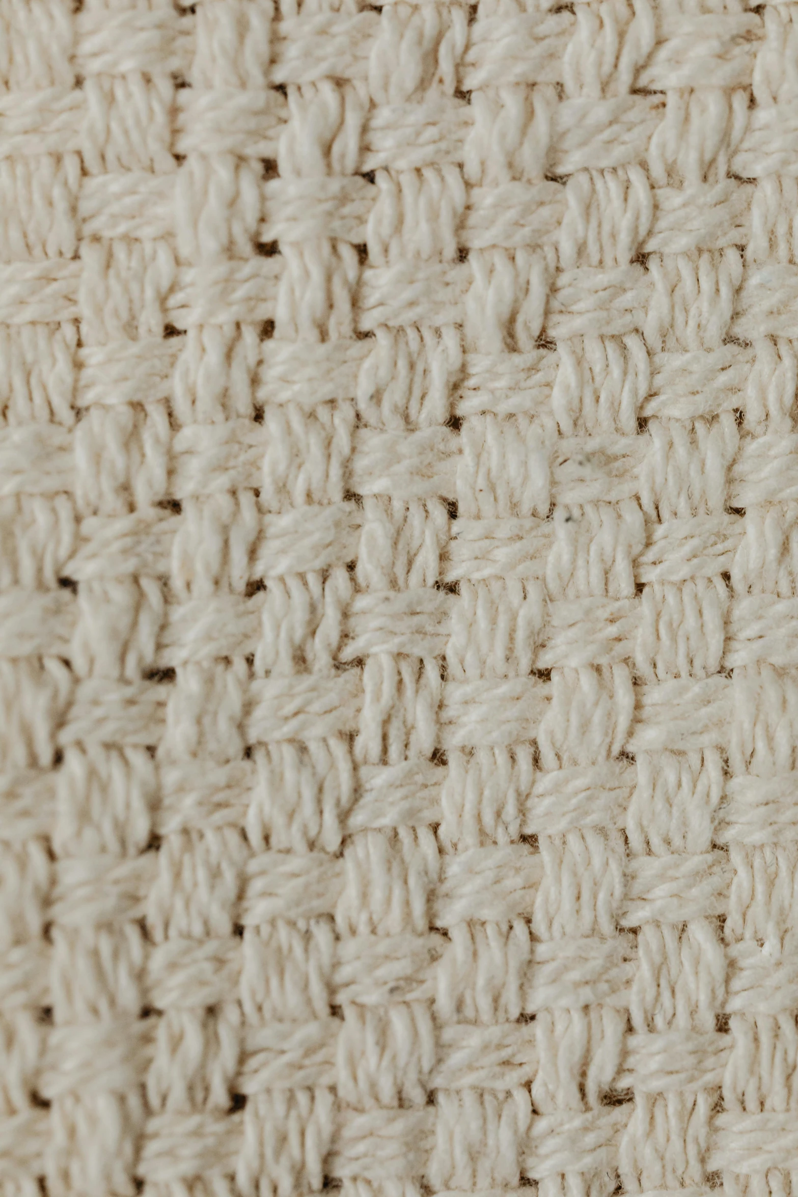 close up of a woven piece of material