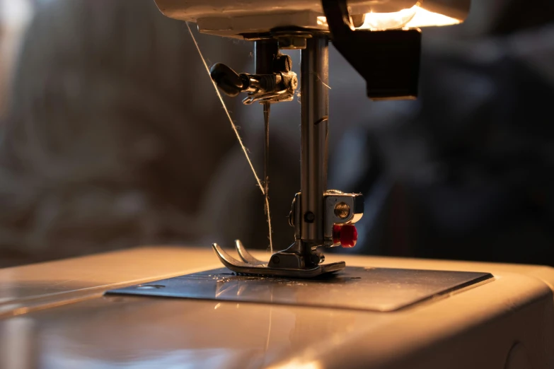 an image of a sewing machine on the table