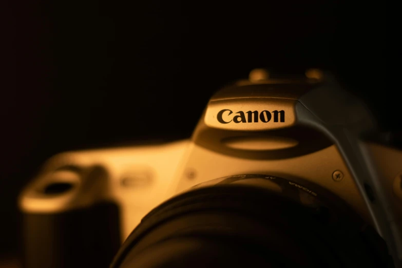 a close up view of an electronic camera