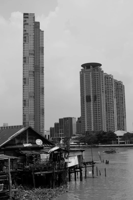 an old pier near a large body of water