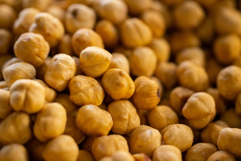 a close up image of some raw soy beans