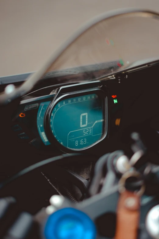 a dash is shown in an electronic vehicle