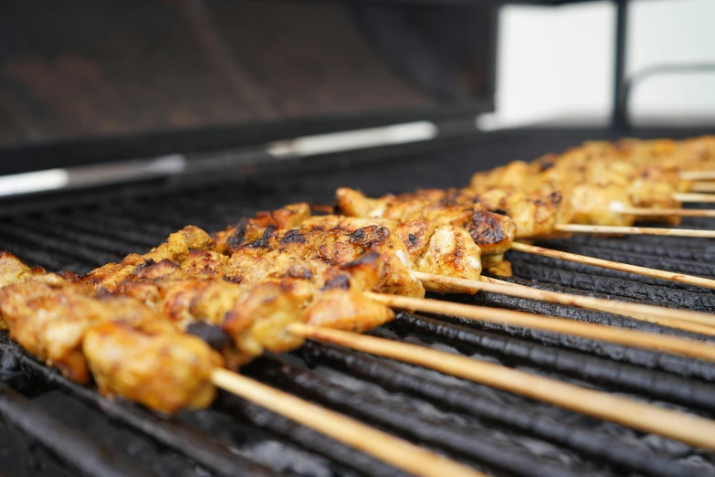 some very tasty looking food on a grill