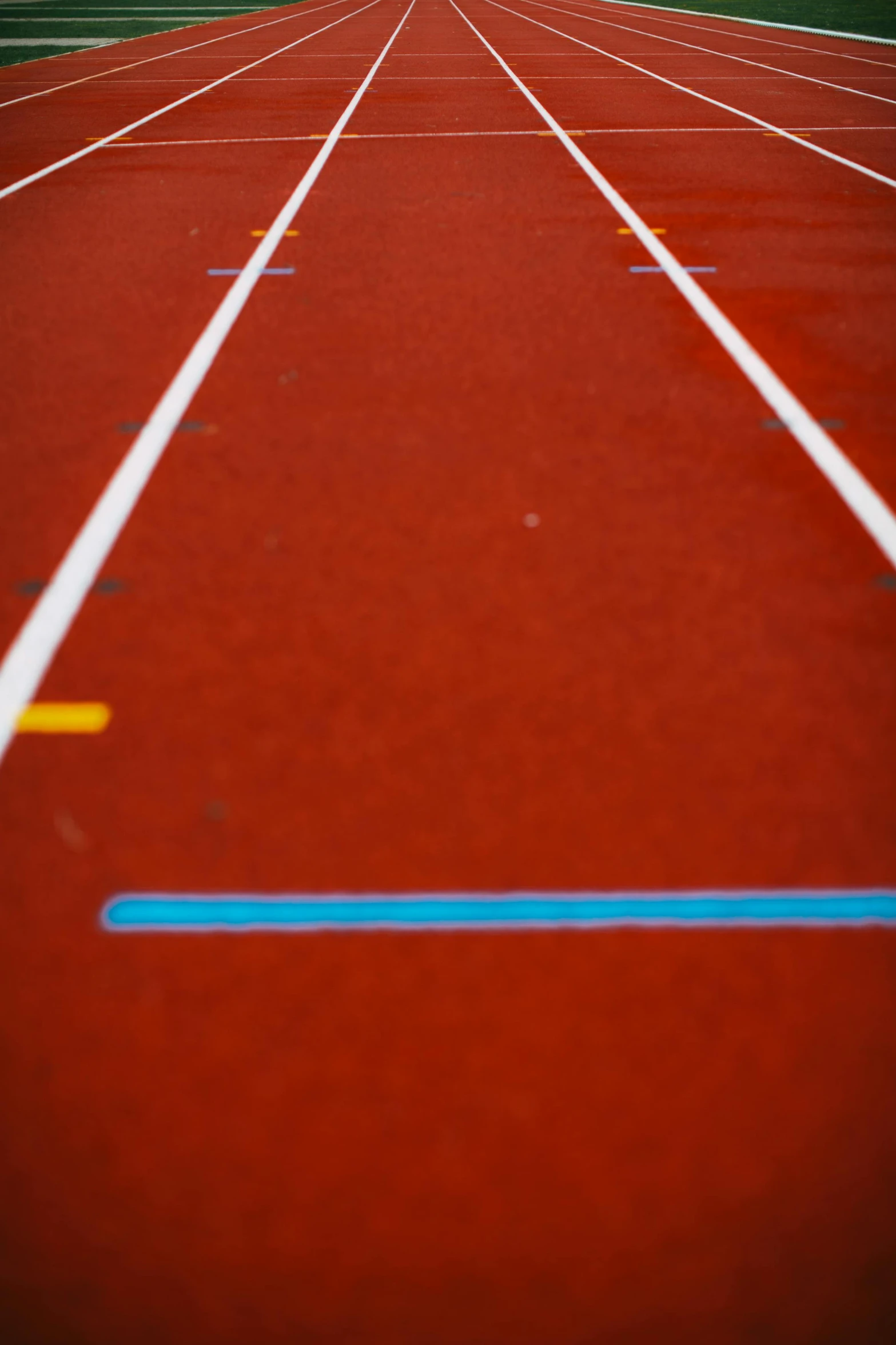 a po taken from the top of a running track