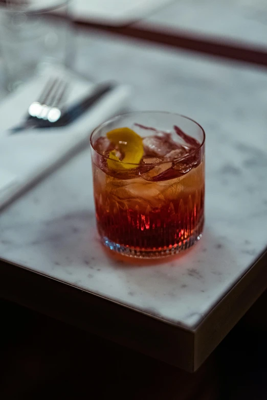 a close up of a cup on a table