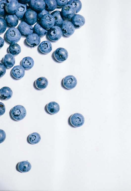 a bunch of blueberries sitting on top of a table