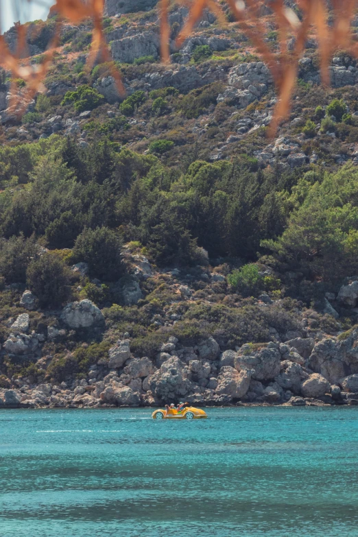 a picture with a man in a boat