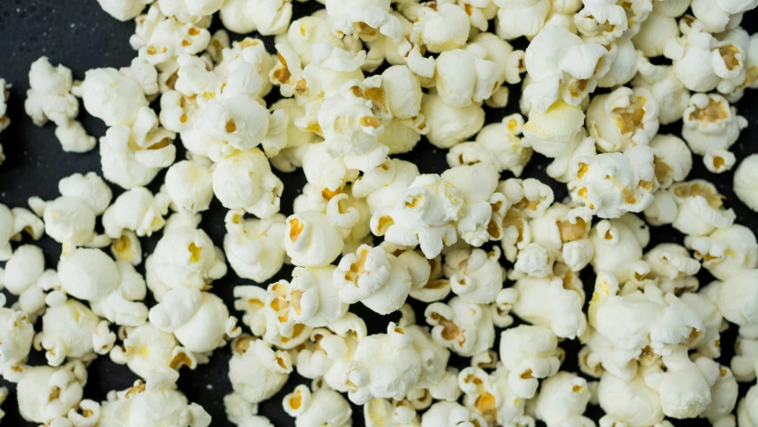 an image of popped up popcorn being chopped