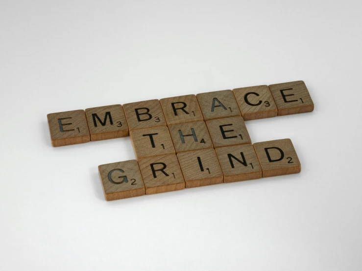 words spelled by blocks spelling emce the grind and emce the grind