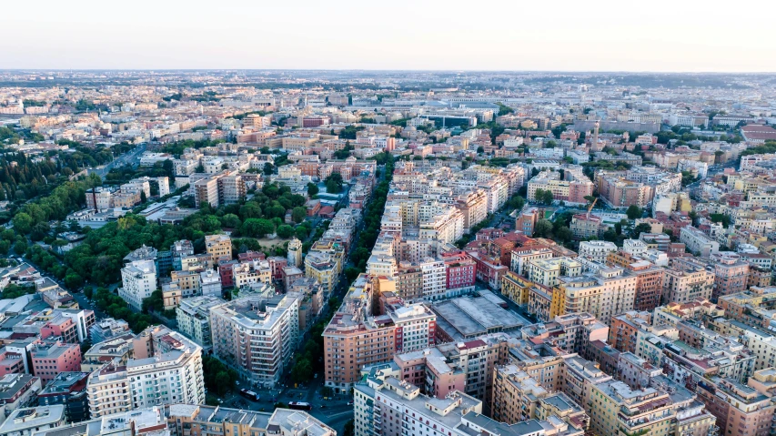 a group of buildings that are in the middle of a city