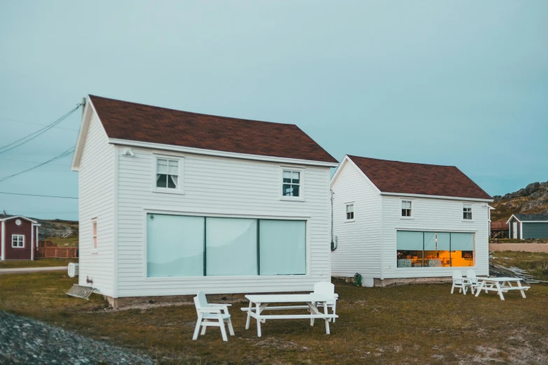 a house is shown in a rural setting