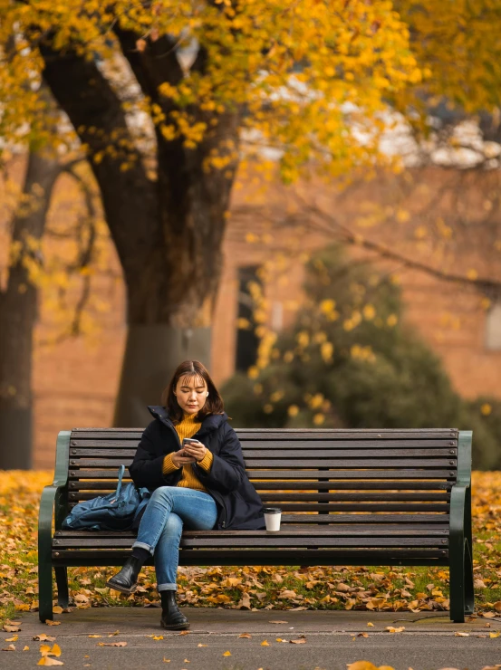 an image of a person that is sitting on the bench