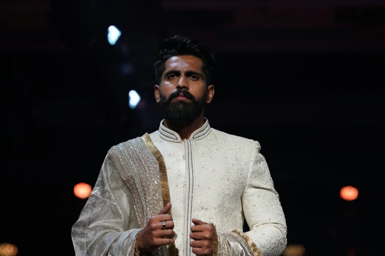 a model on the ramp of a fashion show