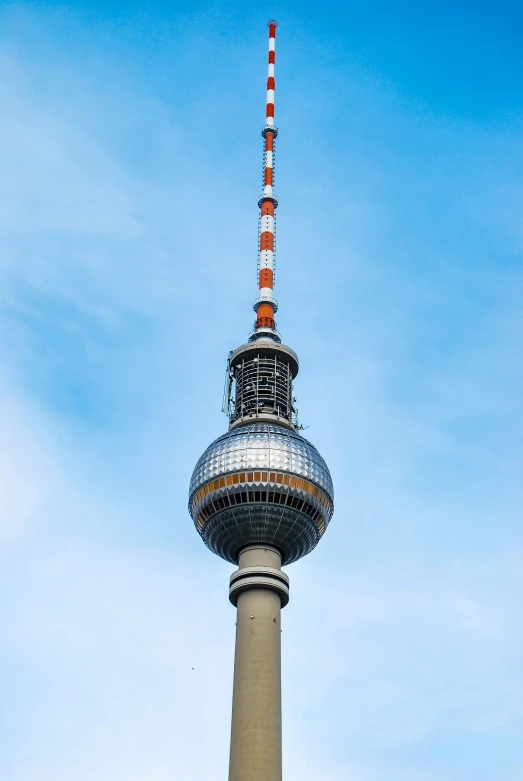 the top of the tv tower in berlin germany