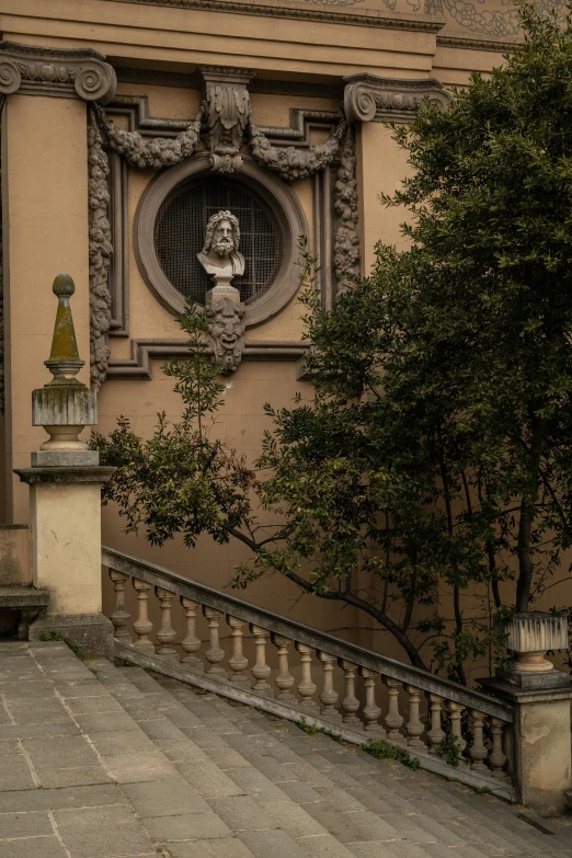 an image of outside view of building with window