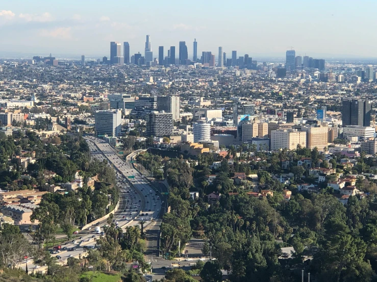 this is a panoramic view of a city skyline