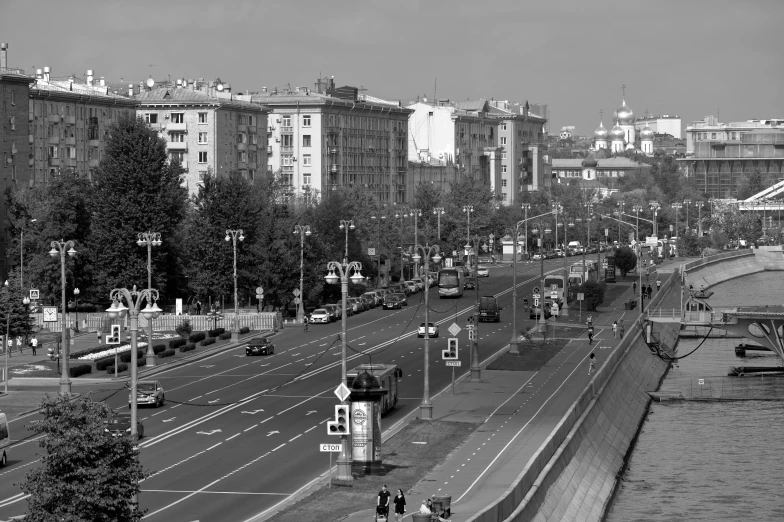 a large road that is going through some city