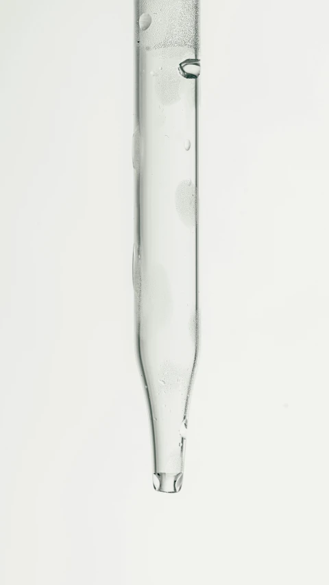 a large glass tube on top of a counter