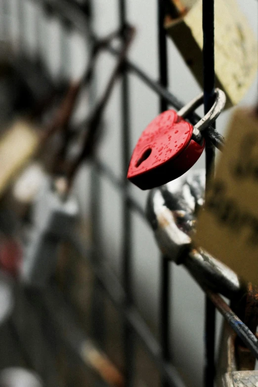 an array of locks on the side of a building