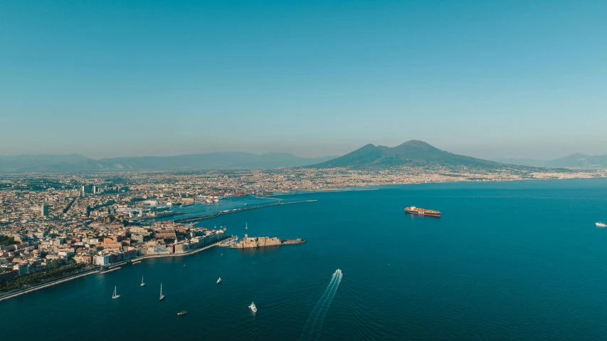 an aerial view of the city of nice