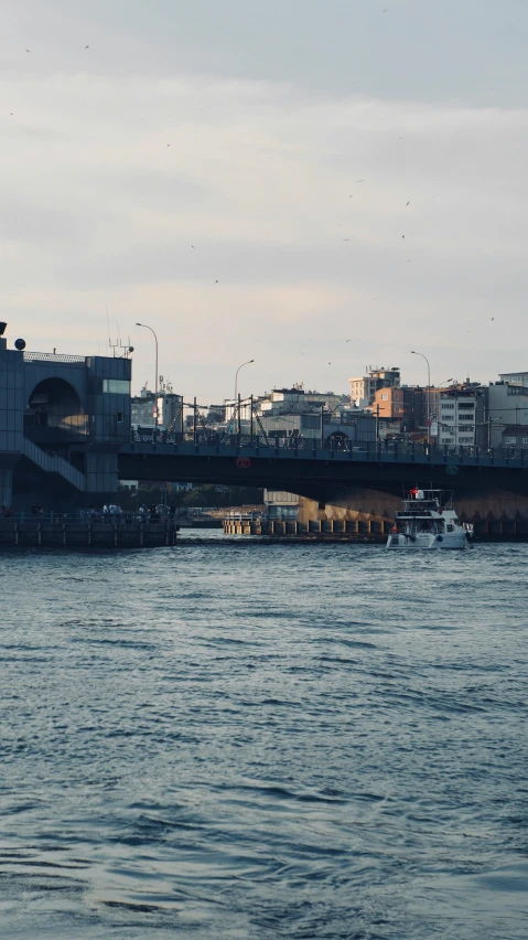 a very large bridge over some water