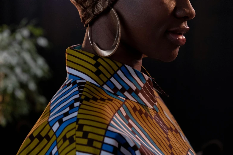 a woman with a piece of jewellery on her head