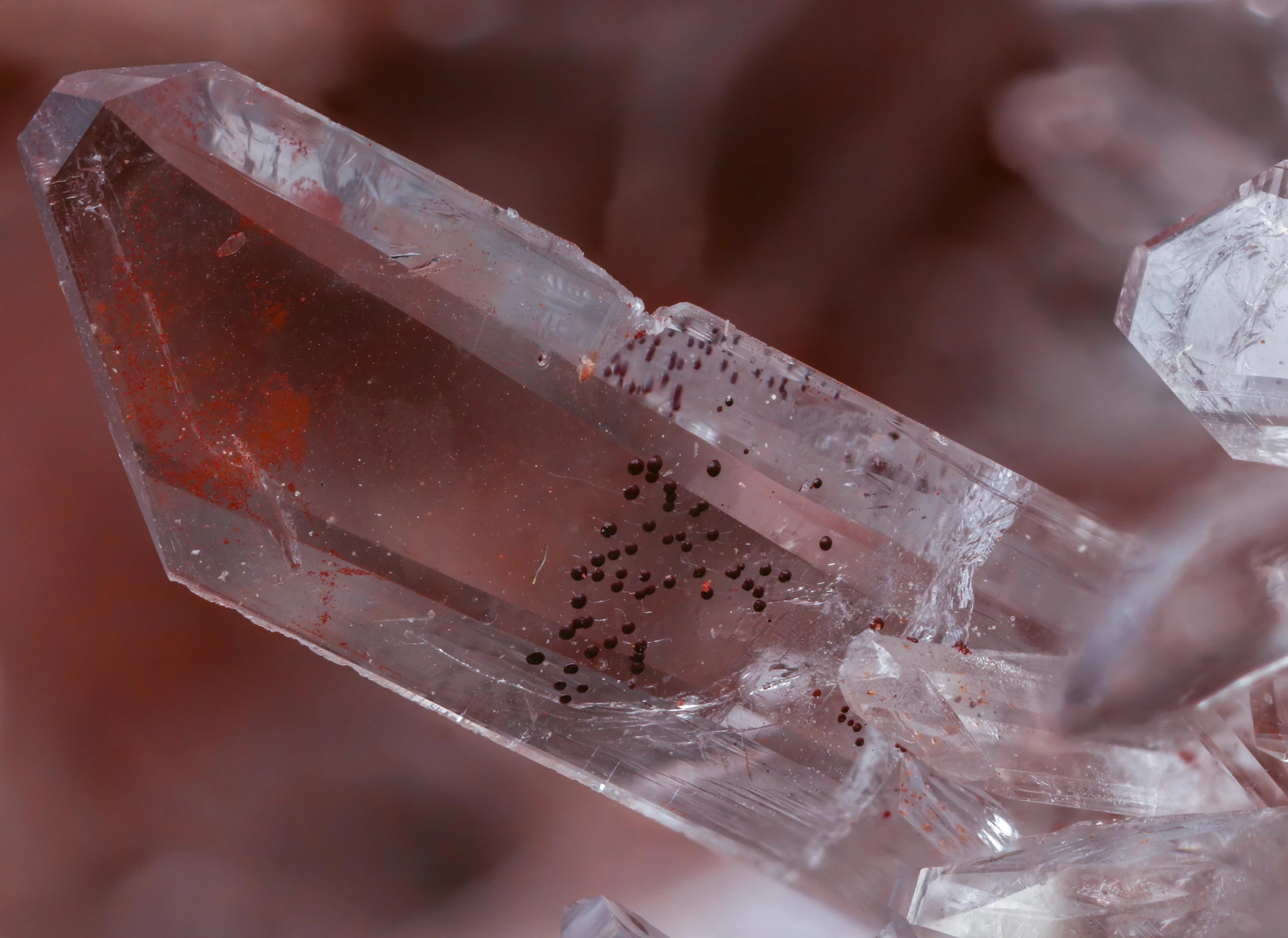 an ice vein with holes and sprinkles, on which looks like a diamond