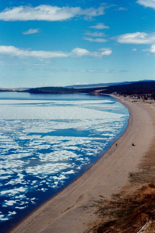 a body of water that is close to a beach