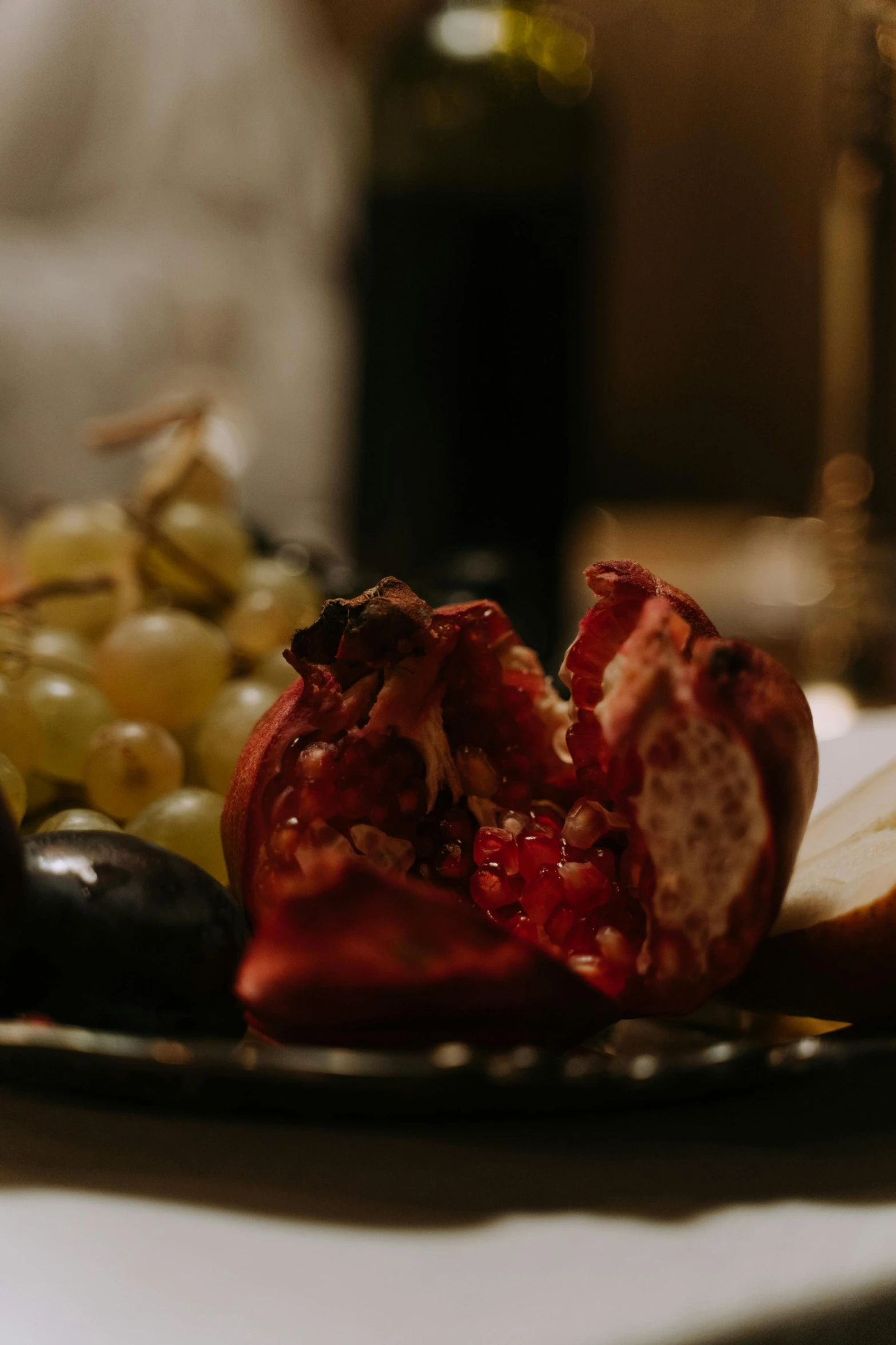 some meat and vegetables sit on a plate