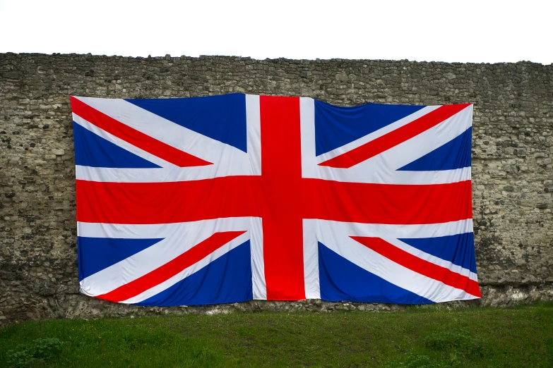 an image of a big flag on display