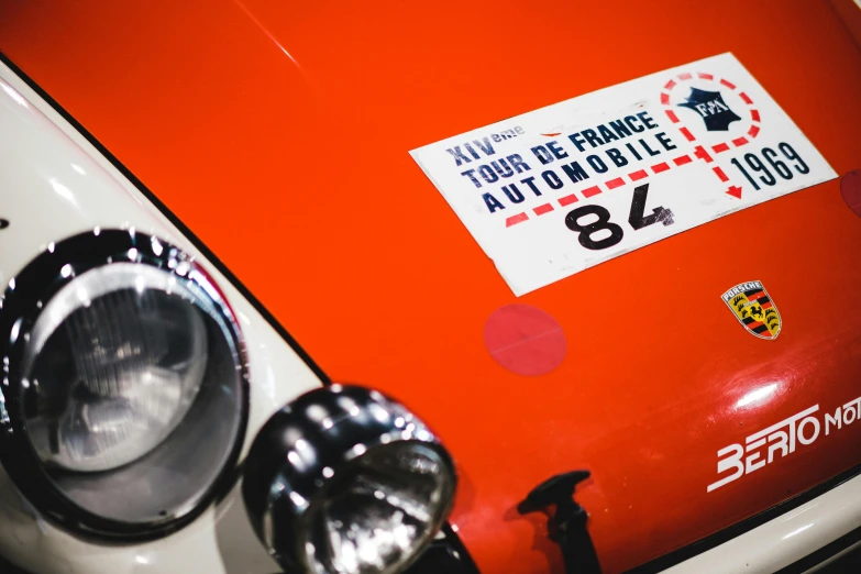 a close up of an old vintage automobile