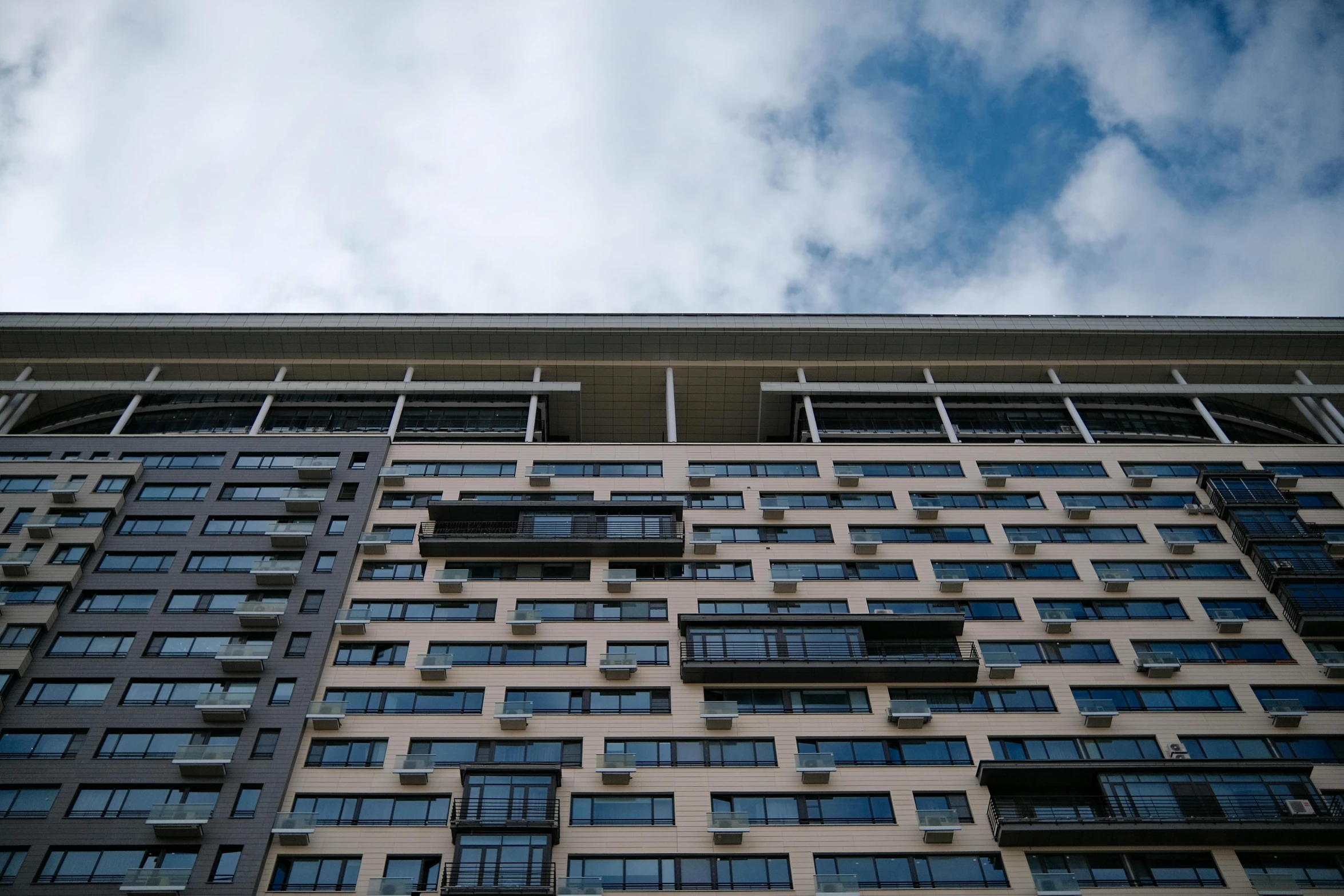 this is an image of an office building in the sky