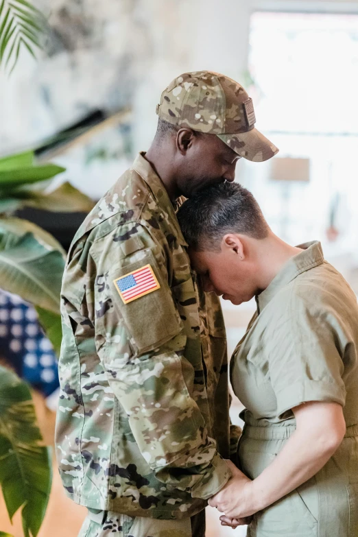 a soldier and his partner are emcing