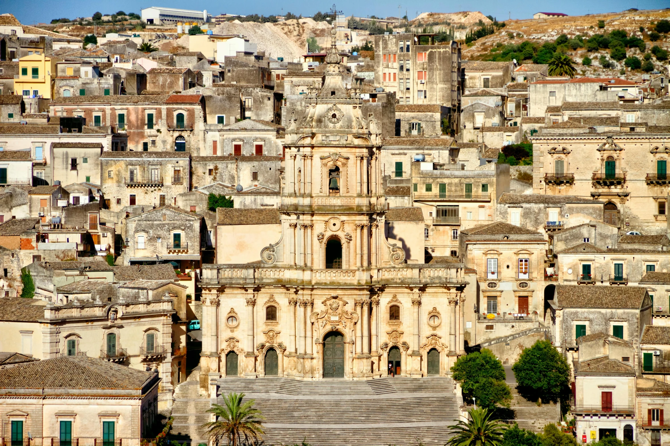 an old town is shown in the background